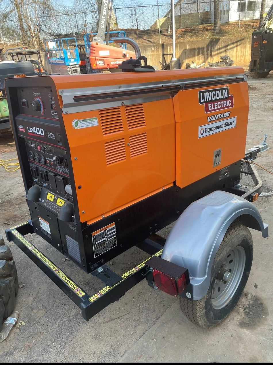 2022 Lincoln Electric LE400 Kubota V1505, Trlr, Cable Rack, Light Kit, ES Decals, T3