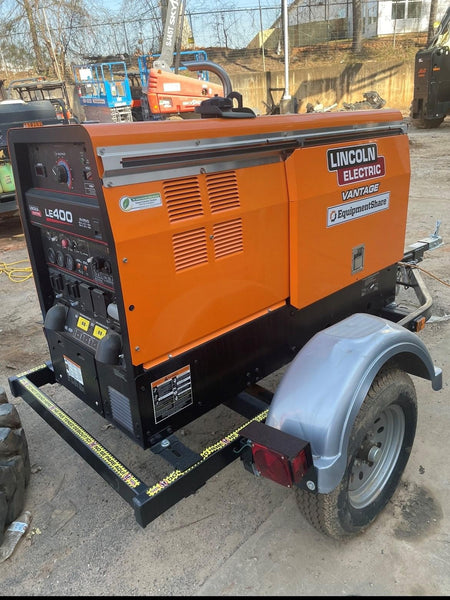 2022 Lincoln Electric LE400 Kubota V1505, Trlr, Cable Rack, Light Kit, ES Decals, T3