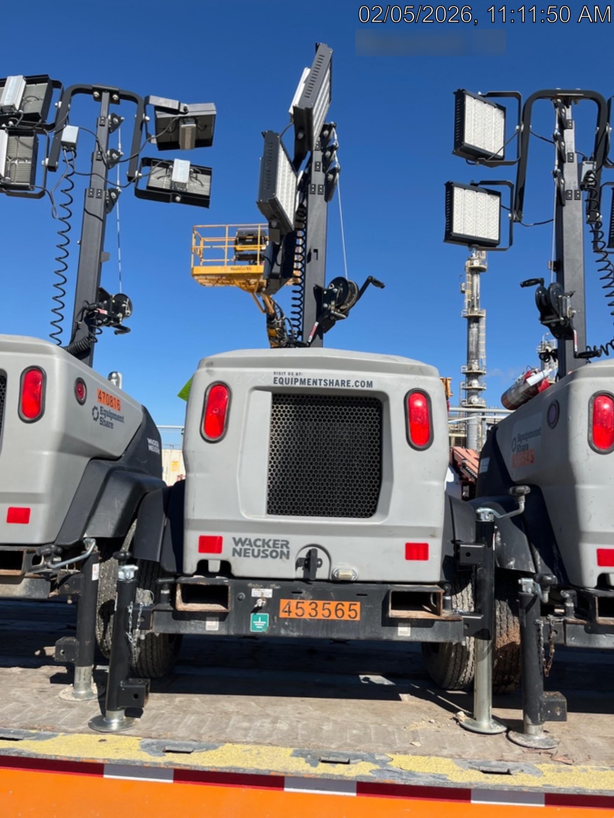 2024 Wacker Neuson LTT4 Diesel, Kohler KDW702, Deep Sea Controller, Auto Start, LED 320W, Bypass Outlet, T3