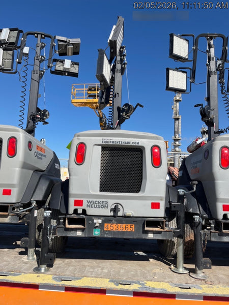 2024 Wacker Neuson LTT4 Diesel, Kohler KDW702, Deep Sea Controller, Auto Start, LED 320W, Bypass Outlet, T3