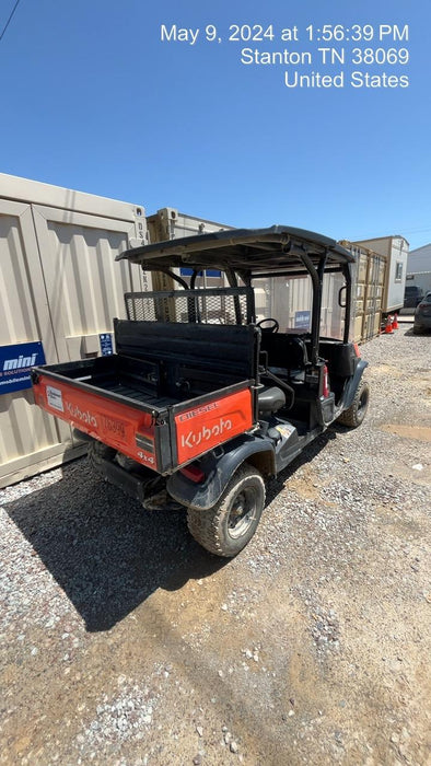 2021 Kubota RTV-X1140W-H Plastic Canopy, Windshield Acrylic Clear, LED Strobe Light, Wire Harness Kit, Back up Alarm