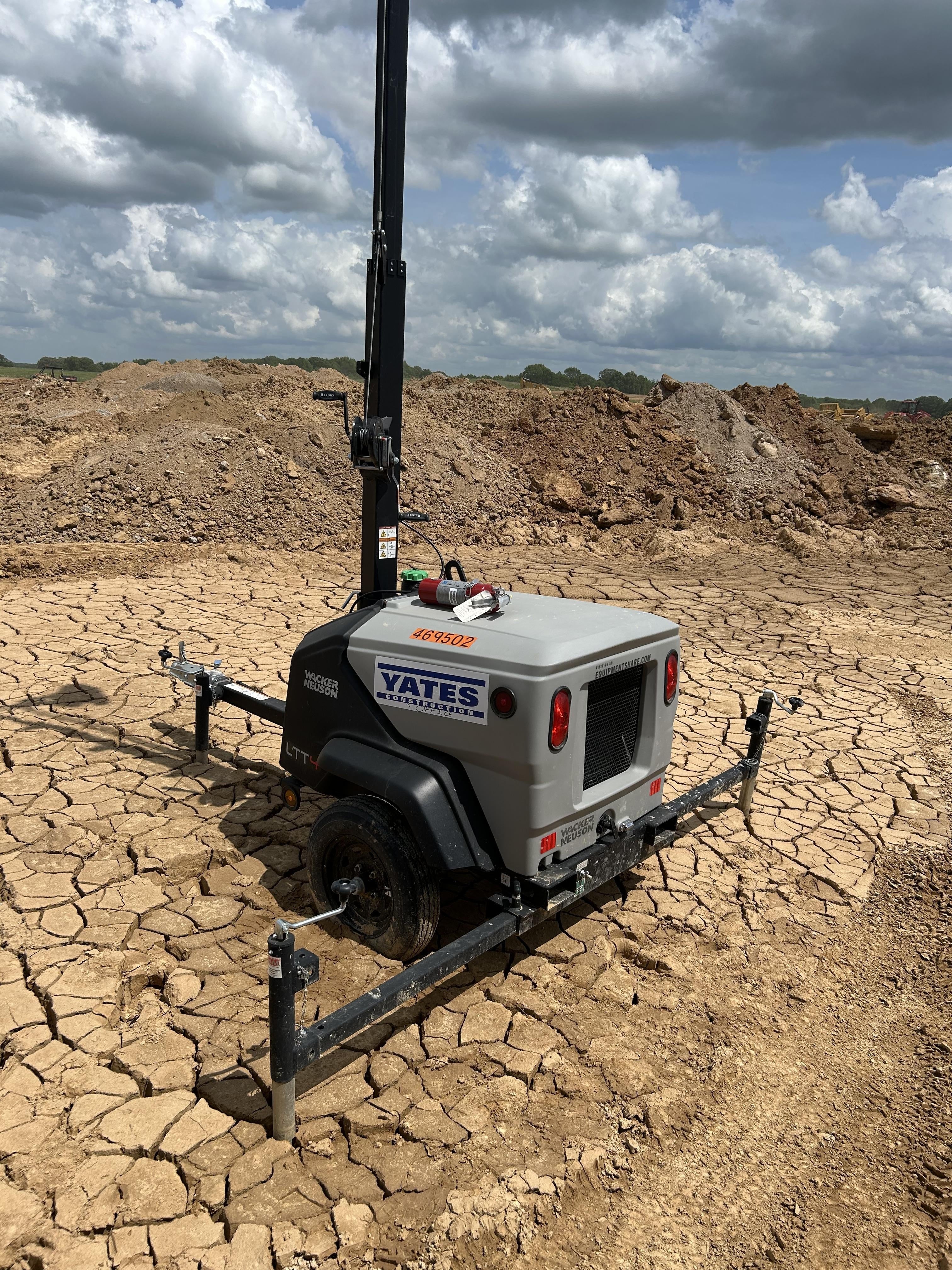 2024 Wacker Neuson LTT4 Diesel, Kohler KDW702, Deep Sea Controller, Auto Start, LED 320W, Bypass Outlet, T3