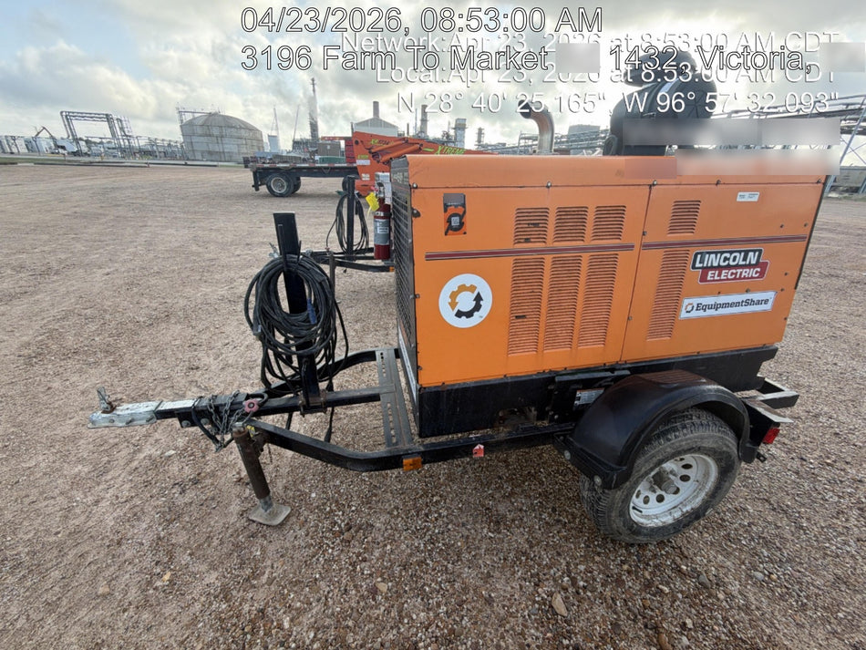 2021 Lincoln Electric Vantage 549X Ready Pak 3, ORANGE (includes trailer, cable rack, fender light kit)