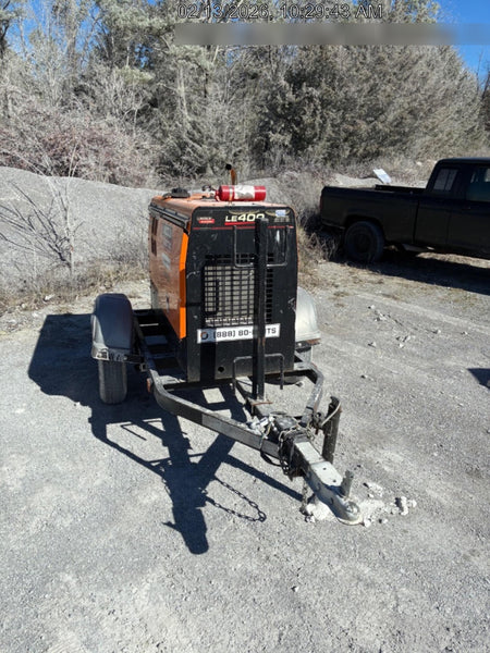 2022 Lincoln Electric LE400 Kubota V1505, Trlr, Cable Rack, Light Kit, ES Decals, T3