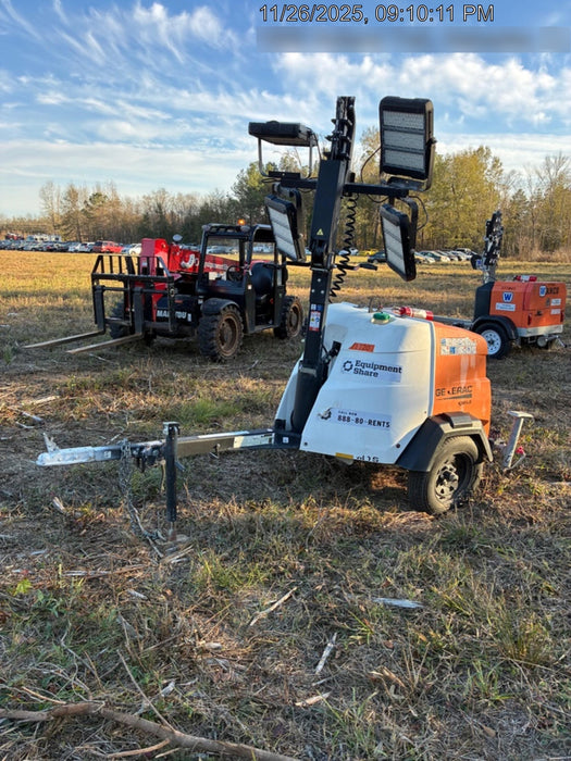 2023 Generac MLT2 Diesel, Flex Switch 120V Input, Powerzone Controller, 
(4) 320W LED Lights, 4kW Generator, 39.9 Gal Fuel Tank, 2" Ball, T3