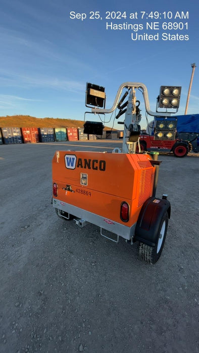 2024 Wanco WLTT-4MM4K Diesel, Deep Sea Controller, Shore Power Plug, Auto Start, (4) 350W LED Floodlights, 4kW Generator, 60 Gal Fuel Tank, 2" Ball, T3