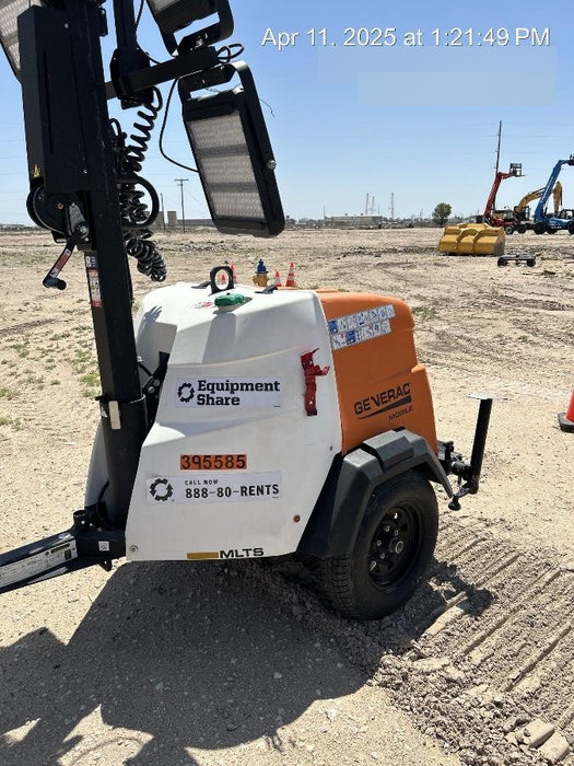 2024 Generac MLT2 Diesel, Flex Switch 120V Input, Powerzone Controller, 
(4) 320W LED Lights, 4kW Generator, 39.9 Gal Fuel Tank, 2" Ball, T3