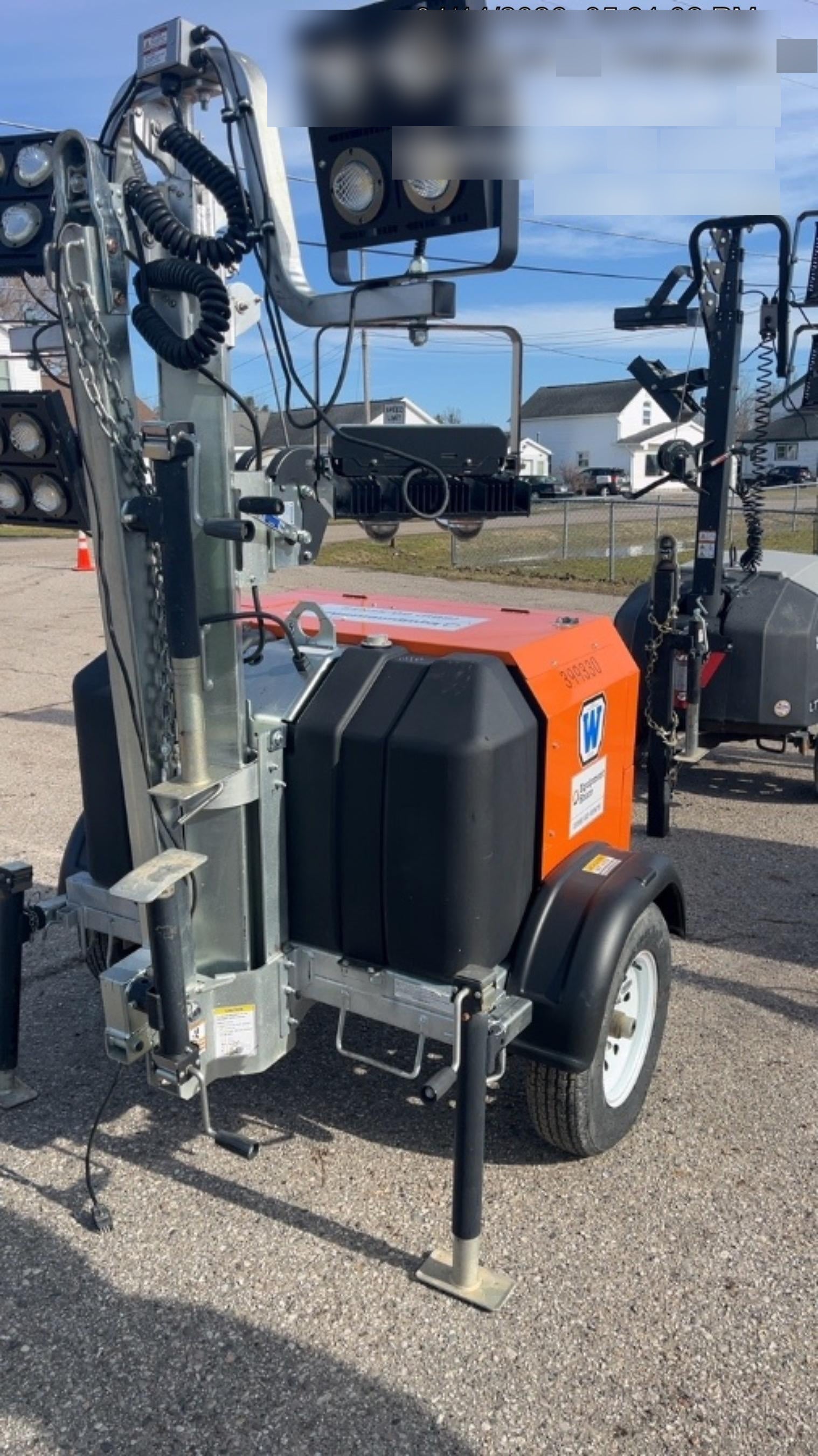 2024 Wanco WLTT-4MM4K Diesel, Deep Sea Controller, Shore Power Plug, Auto Start, (4) 350W LED Floodlights, 4kW Generator, 60 Gal Fuel Tank, 2" Ball, T3