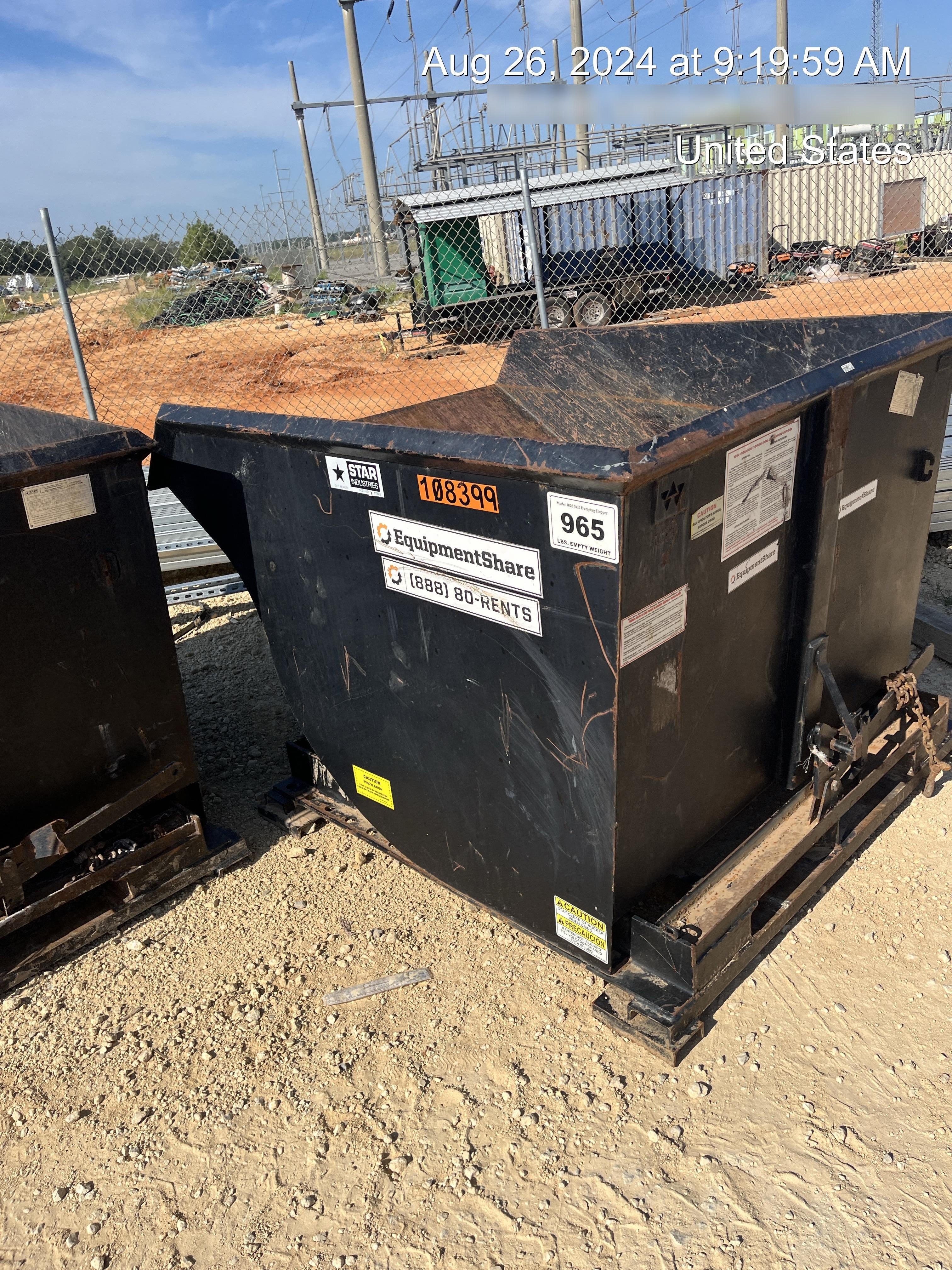 2020 STAR INDUSTRIES M-1820 - Self-Dump Hopper