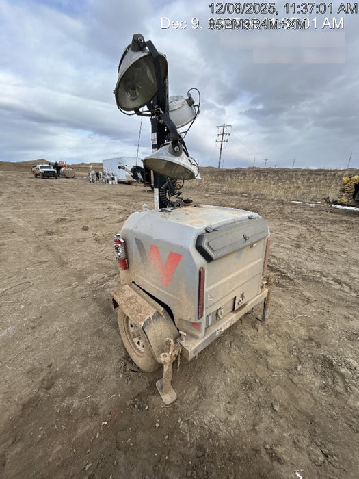 2019 Wacker Neuson LTV6L-MH Mobile Light Tower w/Fuel Level Sensor Installed