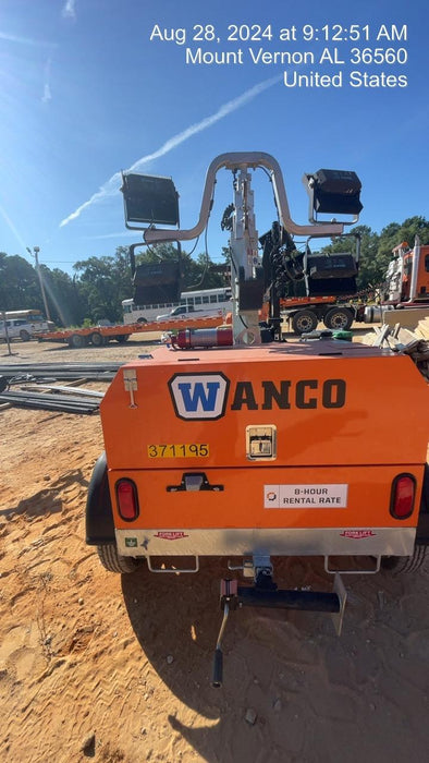 2023 Wanco WLTT-4MM4K Diesel, Deep Sea Controller, Shore Power Plug, Auto Start, (4) 350W LED Floodlights, 4kW Generator, 60 Gal Fuel Tank, 2" Ball, T3