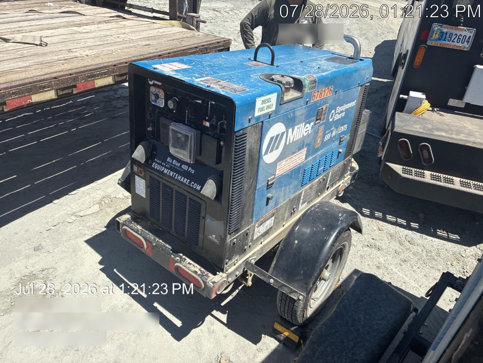 2026 MILLER ELECTRIC BIG BLUE 400