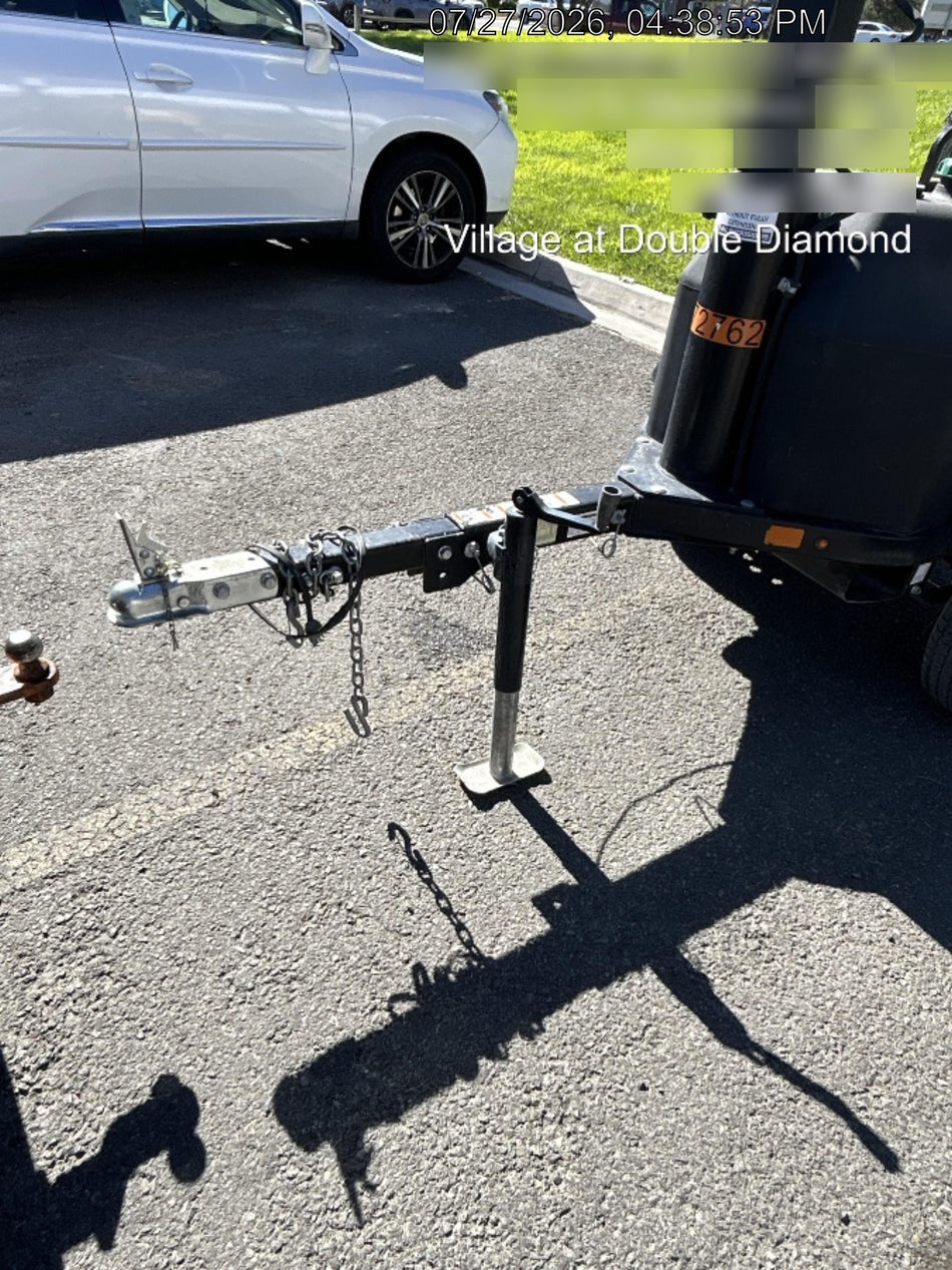 2022 Allmand NLV3GR (4) LED Light Fixture 350W, 23' Vertical Mast, 3kW Prime, Towable, ES Decals, T3