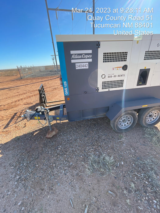 2022 ATLAS COPCO QAS 125