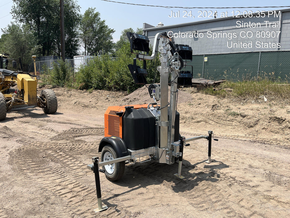 2024 Wanco WLTT-4MM4K Diesel, Deep Sea Controller, Shore Power Plug, Auto Start, (4) 350W LED Floodlights, 4kW Generator, 60 Gal Fuel Tank, 2" Ball, T3