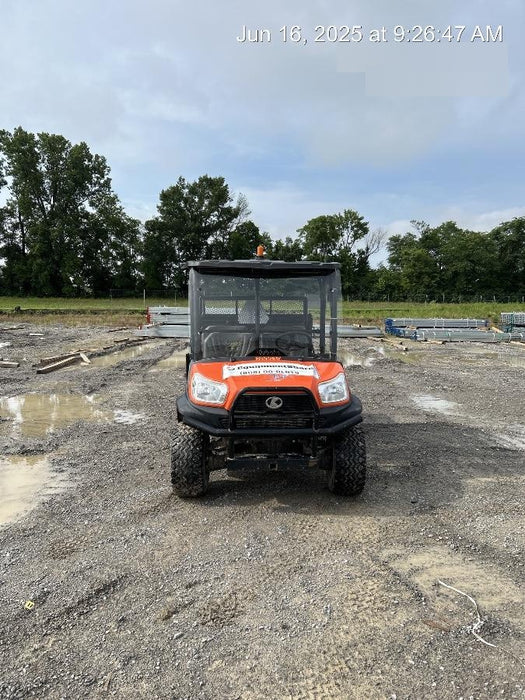 2022 Kubota RTV-X1140W-H Plastic Canopy, Windshield Acrylic Clear, LED Strobe Light, Wire Harness Kit, Back up Alarm