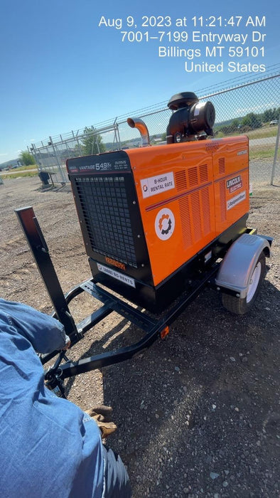 2022 Lincoln Electric Vantage 549X Crosslink Technology, Trailer Mounted, ES Decals, T3