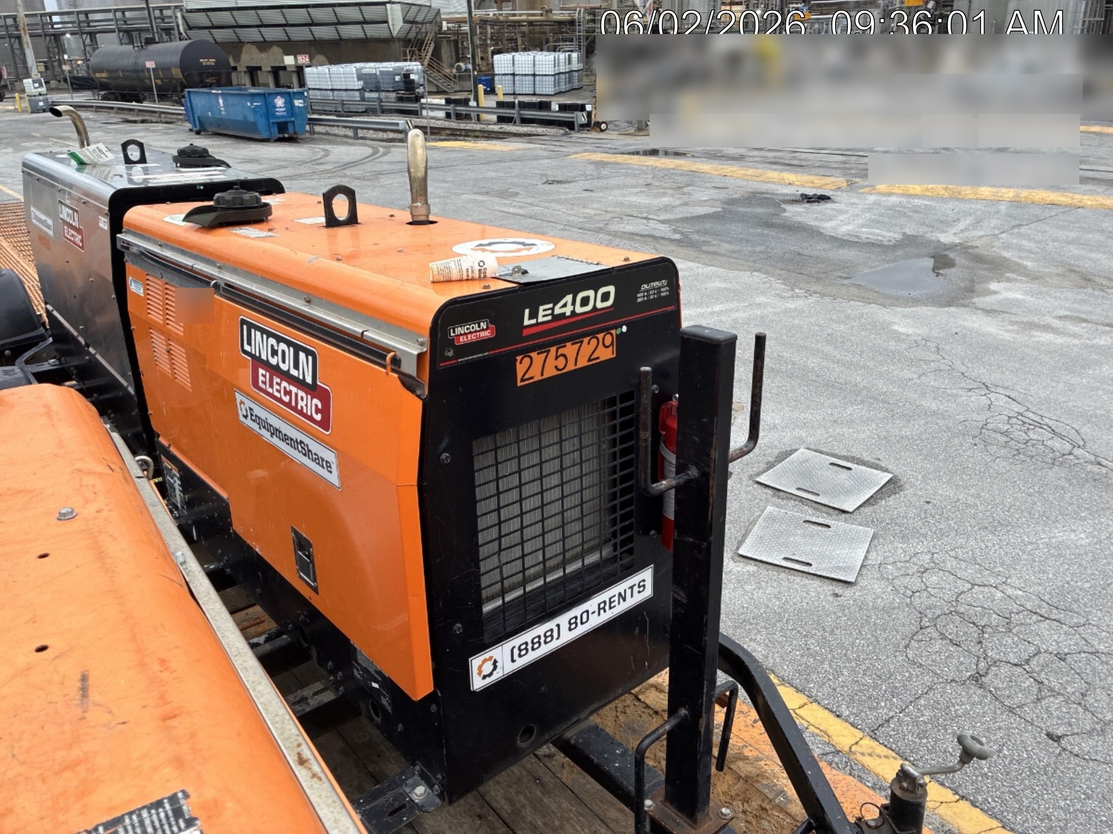 2022 Lincoln Electric LE400 Kubota V1505, Trlr, Cable Rack, Light Kit, ES Decals, T3