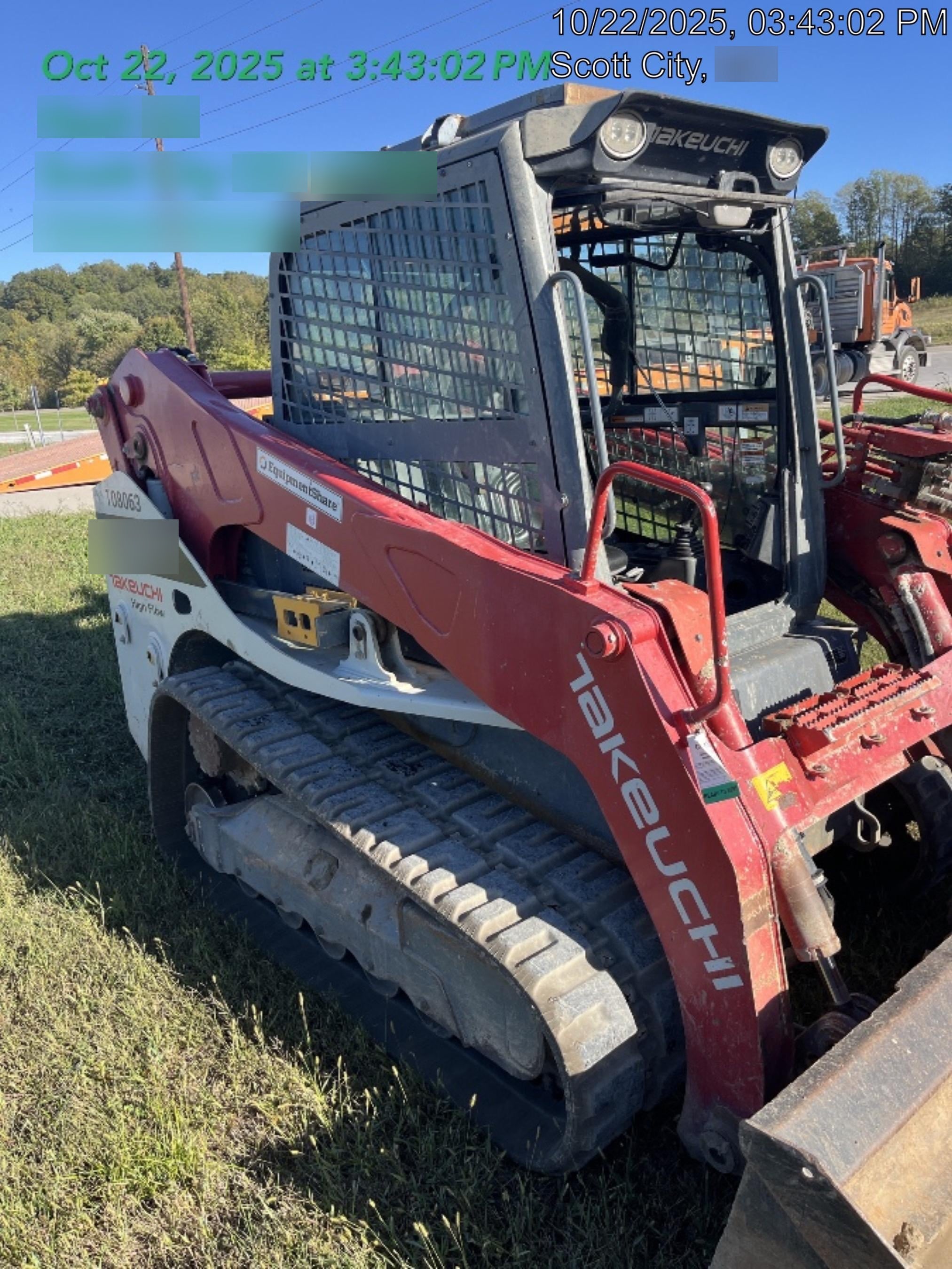 2020 Takeuchi TL12V2-CRH Cab/Heat/Air, Rubber Track, High Flow