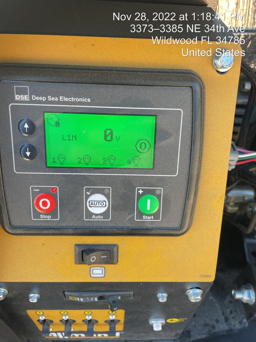 2022 Allmand NLV3GR (4) LED Light Fixture 350W, 23' Vertical Mast, 3kW Prime, Towable