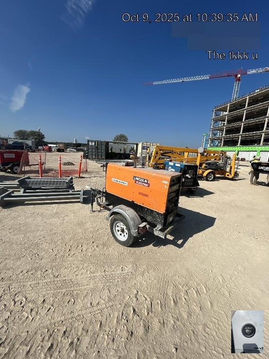 2022 Lincoln Electric LE400 Kubota V1505, Trlr, Cable Rack, Light Kit, ES Decals, T3