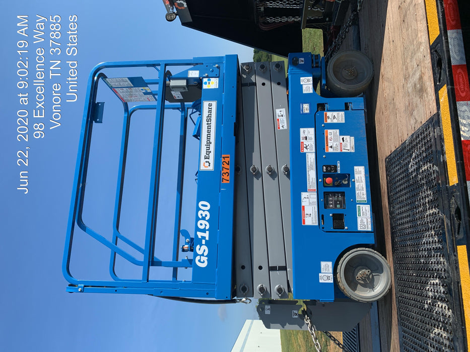 2020 Genie GS-1930 Fixed rails with chain entry gate - Pre A92.20