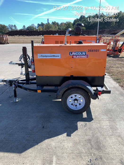 2022 Lincoln Electric Vantage 549X Crosslink Technology, Trailer Mounted, ES Decals, T3