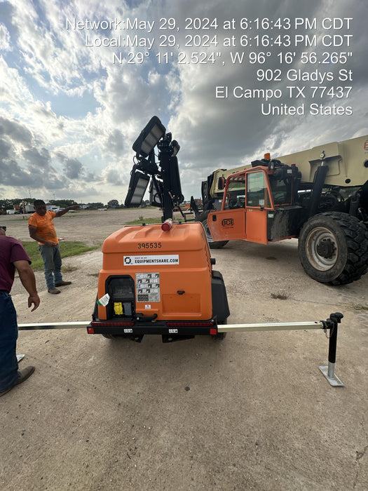 2024 Generac MLT2 Diesel, Flex Switch 120V Input, Powerzone Controller, 
(4) 320W LED Lights, 4kW Generator, 39.9 Gal Fuel Tank, 2" Ball, T3