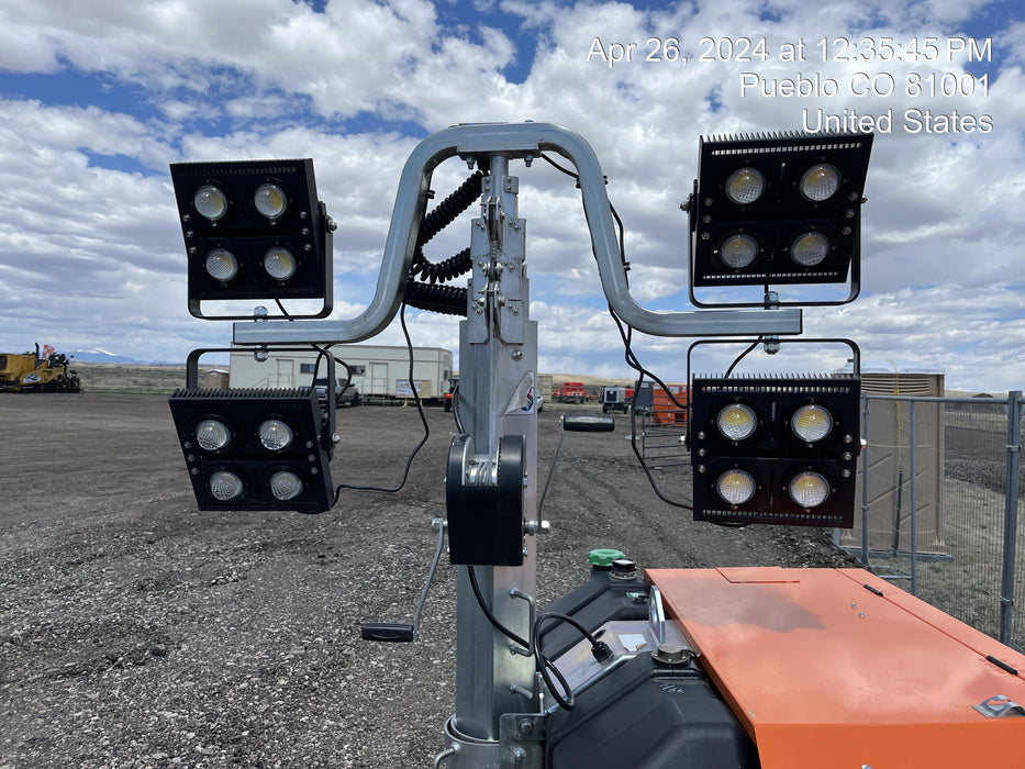 2023 Wanco WLTT-4MM4K Diesel, Deep Sea Controller, Shore Power Plug, Auto Start, (4) 350W LED Floodlights, 4kW Generator, 60 Gal Fuel Tank, 2" Ball, T3