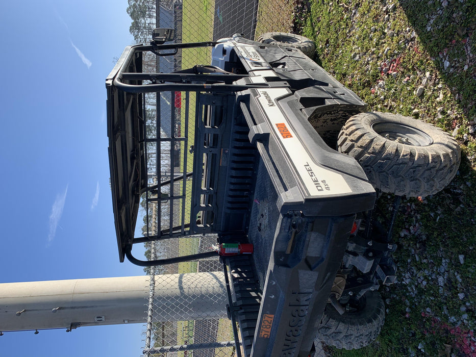 Kawasaki MULE PRO-DX 3 Seater, Standard Options, Backup Alarm, Beacon, Plastic Hard Top, Poly Windshield, Horn Kit
