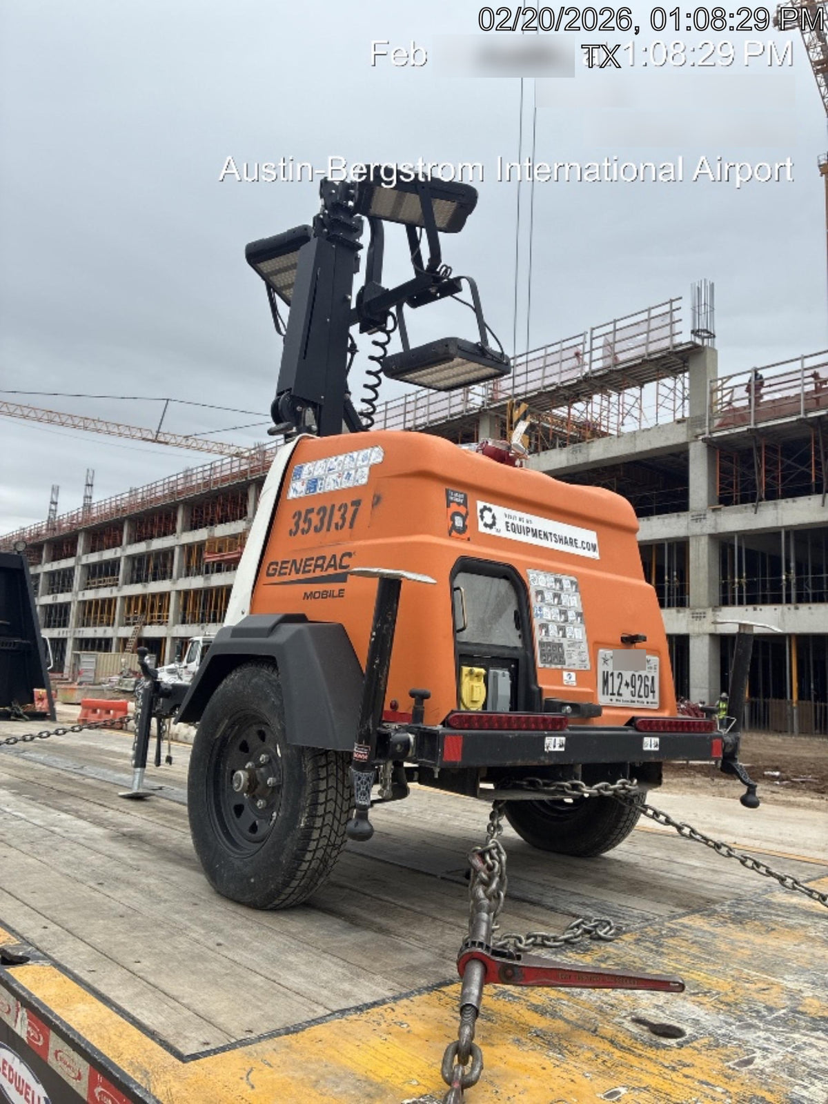 2023 Generac MLT2 Diesel, Flex Switch 120V Input, Powerzone Controller, (4) 320W LED Lights, 4kW Generator, 39.9 Gal Fuel Tank, 2" Ball, T3