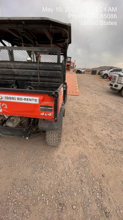 2022 Kubota RTV-X1140W-H Plastic Canopy, Windshield Acrylic Clear, LED Strobe Light, Wire Harness Kit, Back up Alarm