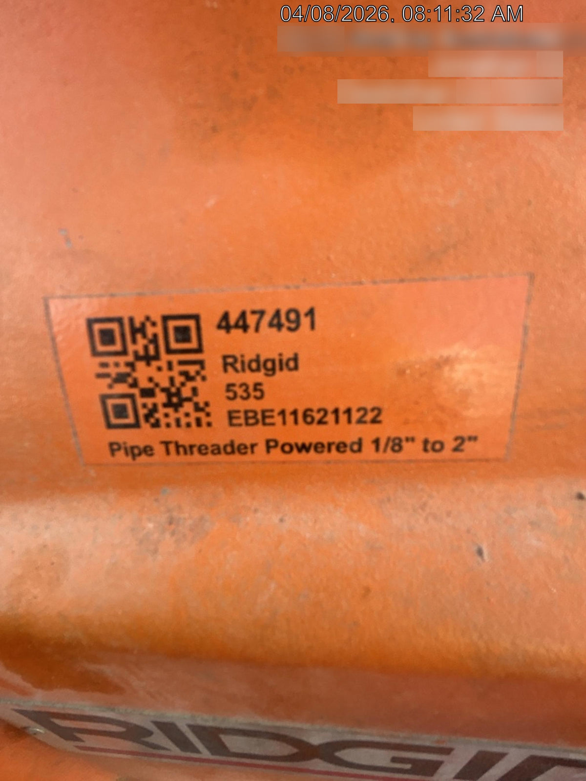 2024 RIDGID 535