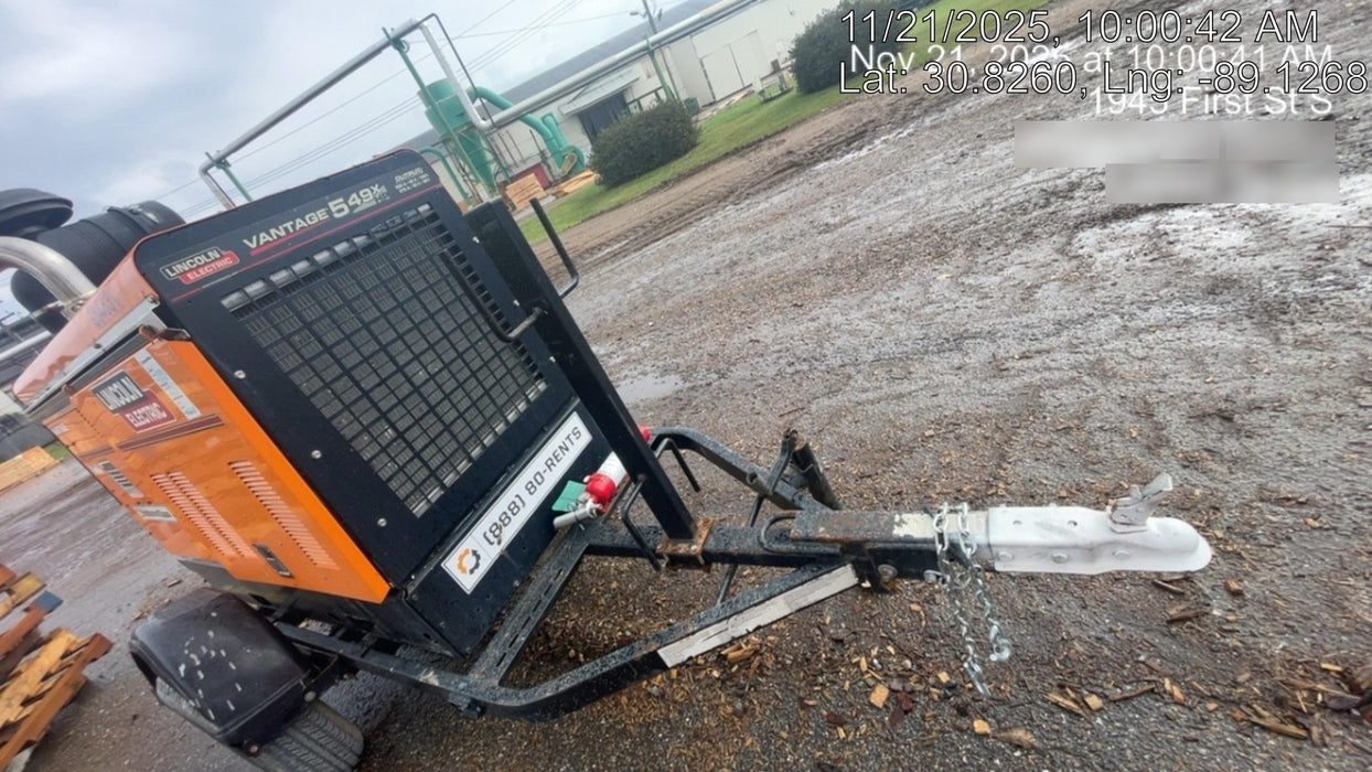 2022 Lincoln Electric Vantage 549X Crosslink Technology, Trailer Mounted, ES Decals, T3