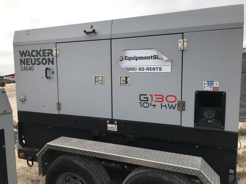 2019 WACKER NEUSON G130