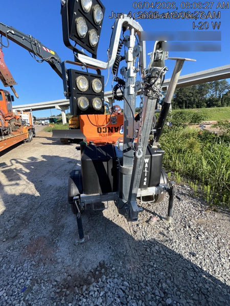 2025 Wanco WLTT-4MM4K Diesel, Mitsubishi L2E, 9.0HP @1800 rpm, Deep Sea Controller, Shore Power Plug, Auto Start, (4) 350W LED Floodlights, 4kW Generator, 60 Gal Fuel Tank, 2" Ball, T3