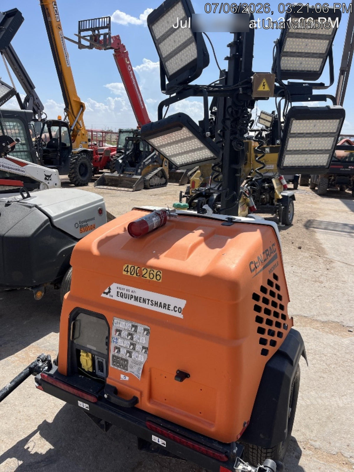 2024 Generac MLT2 Diesel, Flex Switch 120V Input, Powerzone Controller, 
(4) 320W LED Lights, 4kW Generator, 39.9 Gal Fuel Tank, 2" Ball, T3