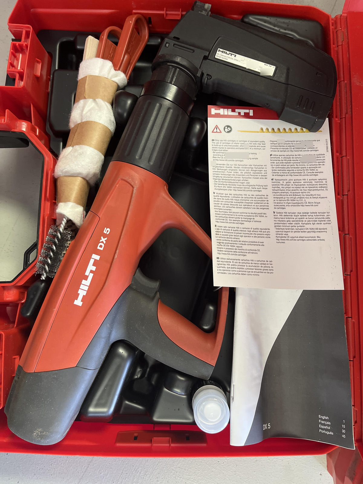 2023 HILTI DX 5-MX
