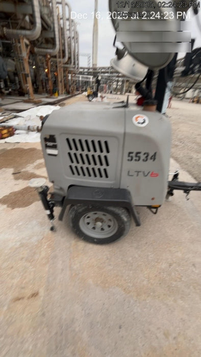2017 Wacker Neuson LTV6L-MH Wacker Neuson 6 kW Towable Light Generator