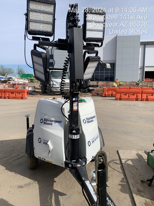 2023 Generac MLT2 Diesel, Flex Switch 120V Input, Powerzone Controller, (4) 320W LED Lights, 4kW Generator, 39.9 Gal Fuel Tank, 2" Ball, T3