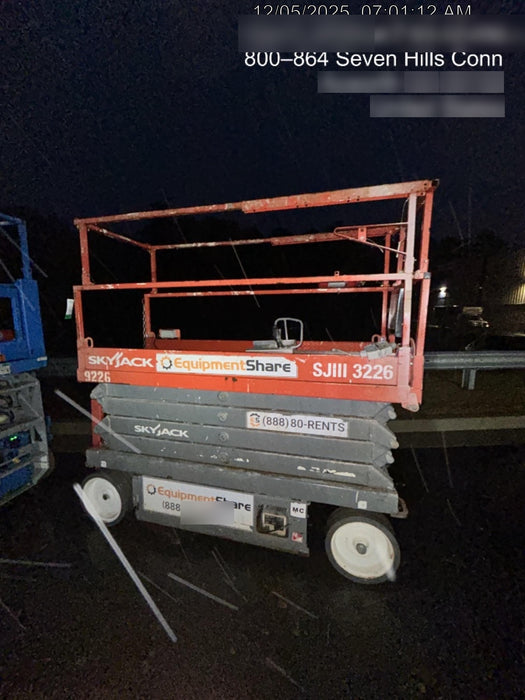 2018 Skyjack SJIII-3226 Skyjack SJIII3226 Scissor Lift w/Trojan Batteries