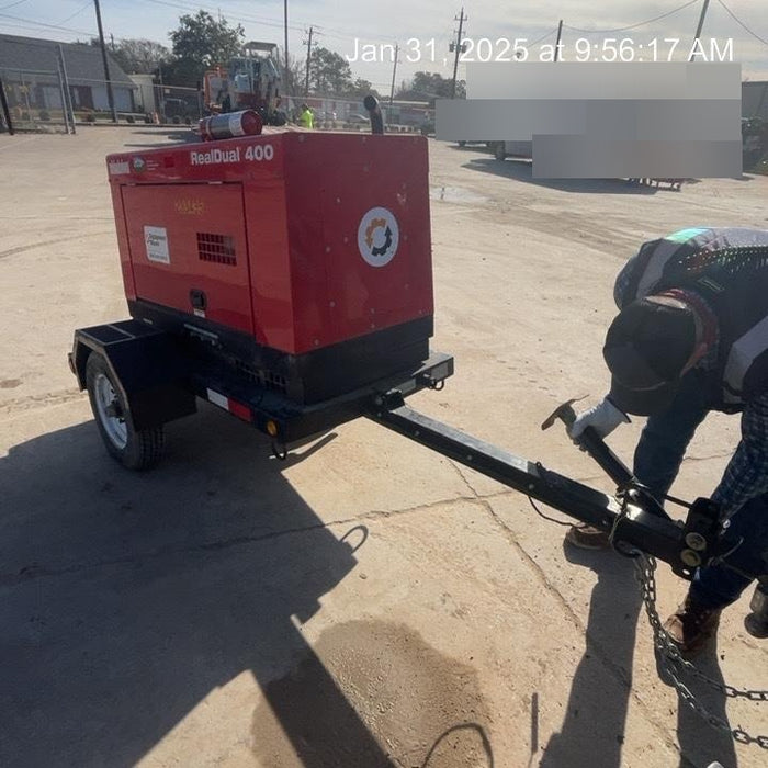 2022 Shindaiwa DGW400MDL Kubota D902 Engine, 23 HP, Dual Op Welder, Wire, Arc, Droop Stick, Tig, and CC Stick Functionality, Simulphase, 3 Phase and 1 Phase Gen Output, Single Axle NB Trlr, Slr Trckl Chrg 12V 12W, Fire Ext