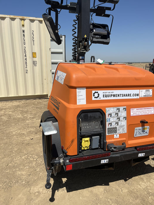 2023 Generac MLT2 Diesel, Flex Switch 120V Input, Powerzone Controller, (4) 320W LED Lights, 4kW Generator, 39.9 Gal Fuel Tank, 2" Ball, T3