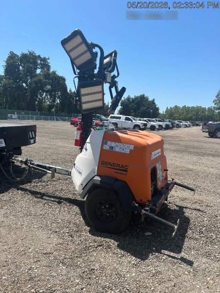 2023 Generac MLT2 Diesel, Flex Switch 120V Input, Powerzone Controller, 
(4) 320W LED Lights, 4kW Generator, 39.9 Gal Fuel Tank, 2" Ball, T3