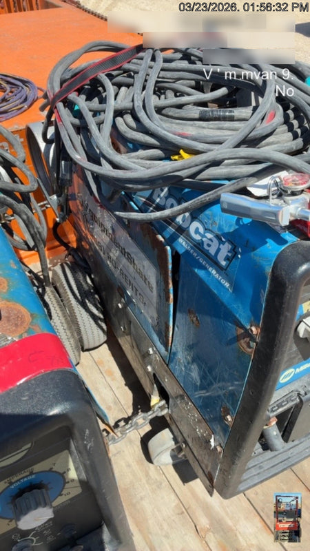 2019 Miller Electric BOBCAT 250 LP/Propane, Running Gear, Tank Bracket, Hose