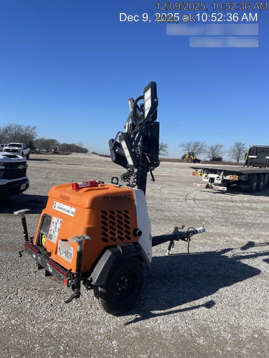 2024 Generac MLT2 Diesel, Flex Switch 120V Input, Powerzone Controller, 
(4) 320W LED Lights, 4kW Generator, 39.9 Gal Fuel Tank, 2" Ball, T3