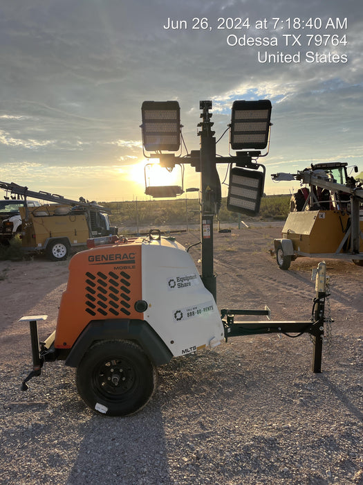 2024 Generac MLT2 Diesel, Flex Switch 120V Input, Powerzone Controller, 
(4) 320W LED Lights, 4kW Generator, 39.9 Gal Fuel Tank, 2" Ball, T3