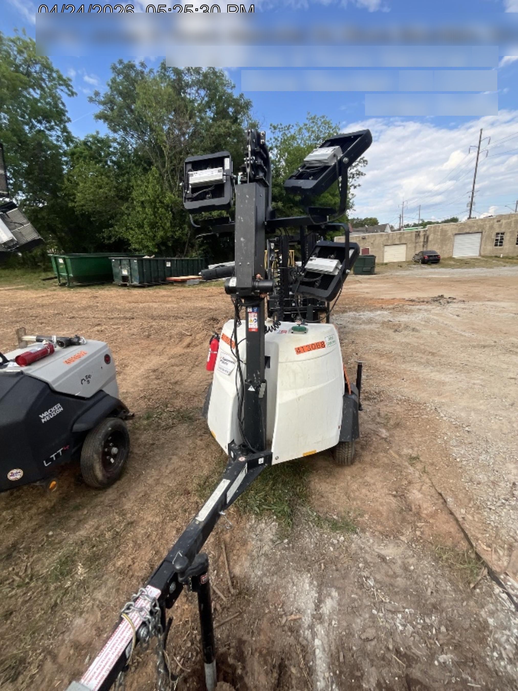 2024 Generac MLT6SKDS-STD4 ELEC WINCH Diesel, Electric Winch Mast, Powerzone Controller, (4) 320W LED Lights, 4kW Generator, 39.9 Gal Fuel Tank, 2" Ball, T3
