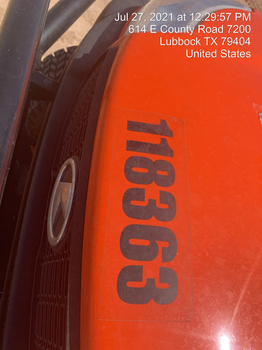 Kubota RTV-X1140W-H Canopy, 4-Seater, Diesel, Windshield Acrylic Clear, LED Strobe, Backup Alarm