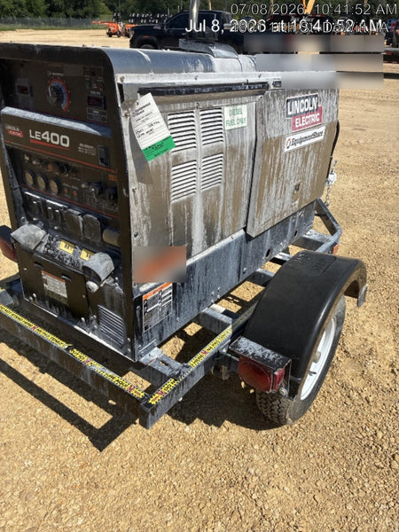 2024 Lincoln Electric LE400 Kubota V1505, Trlr, Cable Rack, Light Kit, ES Decals, T3